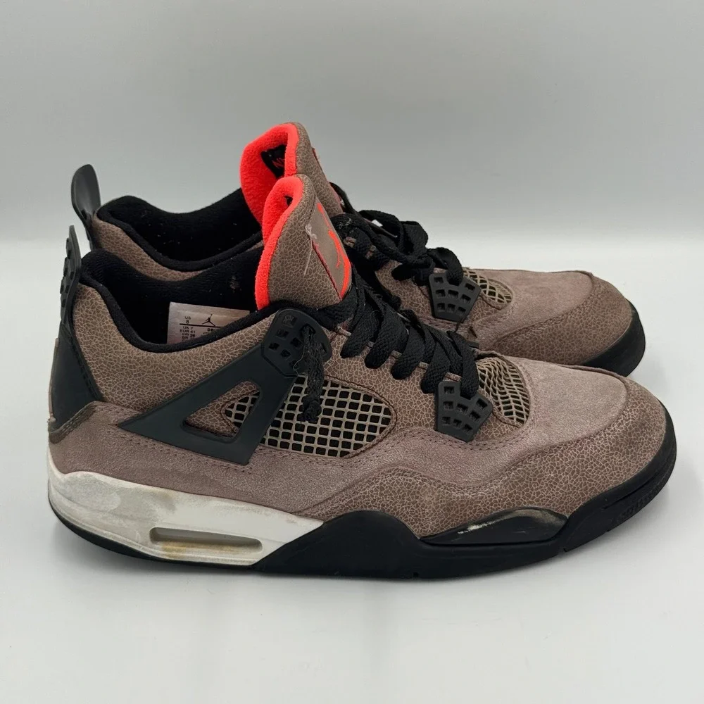 Jordan Taupe Haze Retro 4 Sneakers Size 8 NO BOX